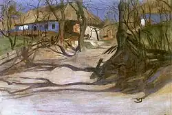 Wiosna w Bronowicach, ok. 1909