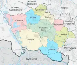 Plan powiatu wodzisławskiego