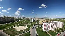 Zdjęcie panoramiczne Woli Duchackiej Zachód (2009)