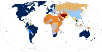 Sytuacja prawna osób homo- i biseksualnych na świecie