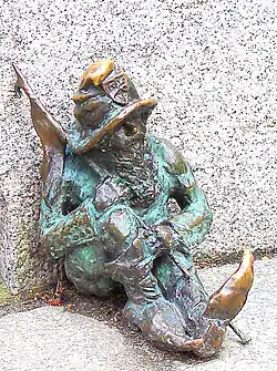 Wrocławski krasnal-Śpioch