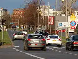 Droga w ciągu ulicy Ślężnej (2015)