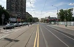 DW455 we Wrocławiu przebiegająca przez ul. Marii Curie-Skłodowskiej