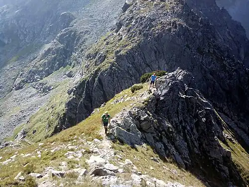 Wrota Chałubińskiego ze Szpiglasowej Grani
