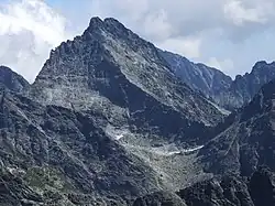 Wysoka, widok z Wyżniej Koprowej Przełęczy