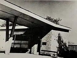 Zagrody od strony tylnej elewacji