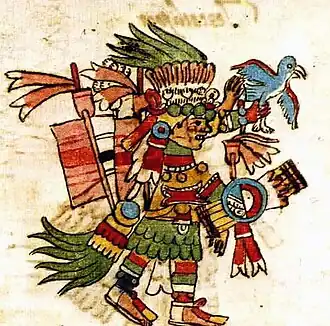 Bóg Xipe Totec, Kodeks Rios, XVI w.