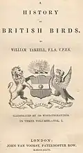 Yarrell, History of British Birds 1843 (vol. 1)