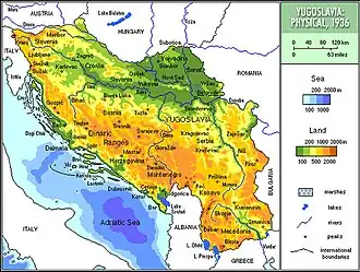 Mapa opisywanego kraju