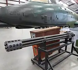 Armata GAU-8/A bez systemu podawania amunicji