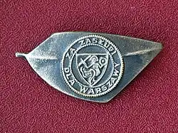 Odznaka honorowa „Za Zasługi dla Warszawy” (srebrna)