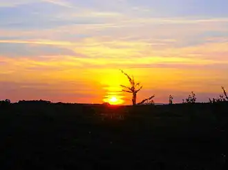 Zachód Słońca w Górkach Napękowskich