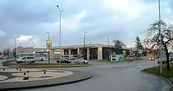 Dworzec autobusowy po przebudowie w Zintegrowane Centrum Komunikacyjne z "CH HopStop Hrubieszowska"