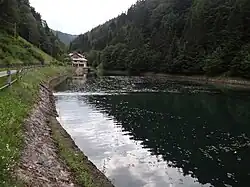 Zbiornik wodny przed zaporą