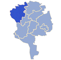 Położenie na mapie powiatu