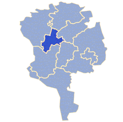 Położenie na mapie powiatu