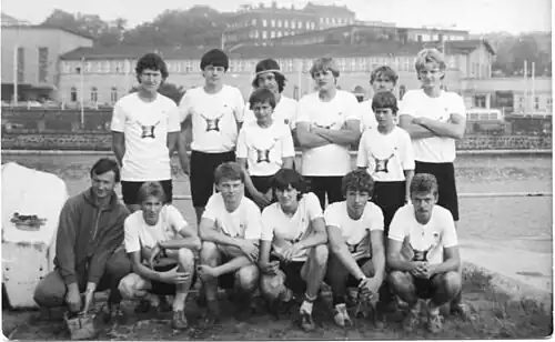 Zawodnicy Czarnych Szczecin w 1982