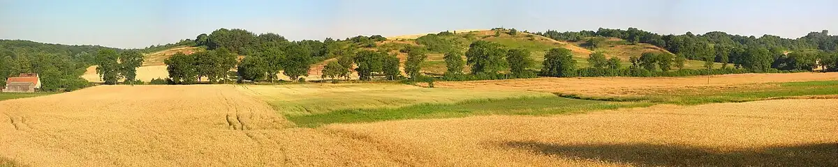 Zbocze Fordońskie w Bydgoszczy-Fordonie, na granicy z gminą Osielsko