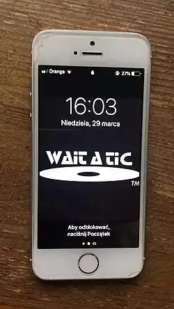 iPhone 5 z zainstalowanym systemem iOS 12.1.4