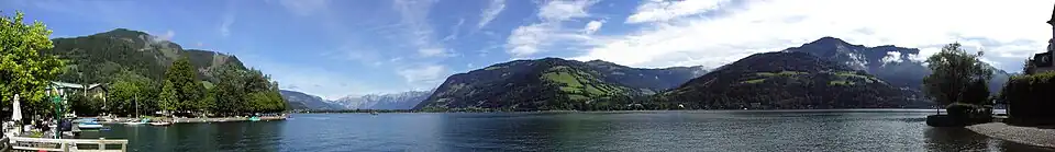 Widok w kierunku północnym i wschodnim, Steinernes Meer i Alpy Salzburskie