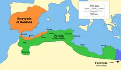 Maps of the Zirid dynasty