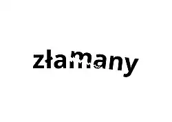 zlamany typogram