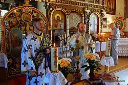 Fragment wnętrza cerkwi