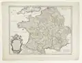 Mapa Królestwa Francji, 1678