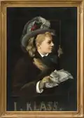 „Kvinna i ett tågfönster”  ( „Lady in a Train Window”, „Dama w oknie pociągu”, 1877)