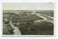 Kanał melioracyjny na zachód od Miami, pocztówka z przełomu XIX/XX wieku