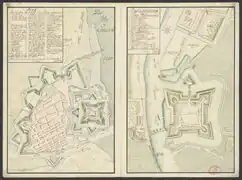 Plan twierdzy z 1742 r.