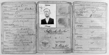 Fałszywa Kennkarta Kazimierza Dańczaka na nazwisko Stanisław Gołębiowski