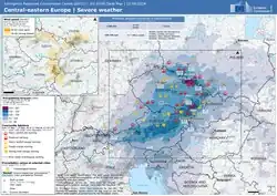 Położenie miejsca katastrofy na mapie